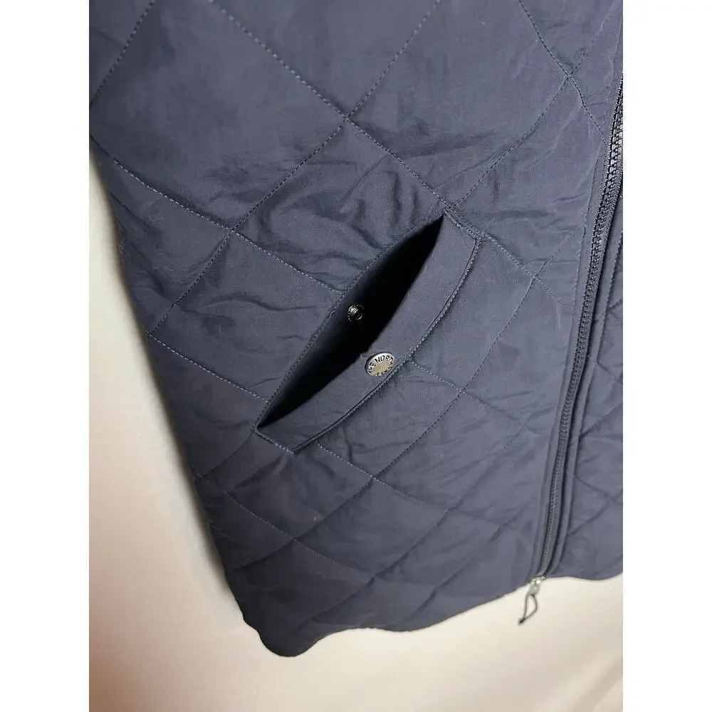 The North Face Women's Blue Quilted Sherpa Lined Cuchillo Basic Jacket Size XS